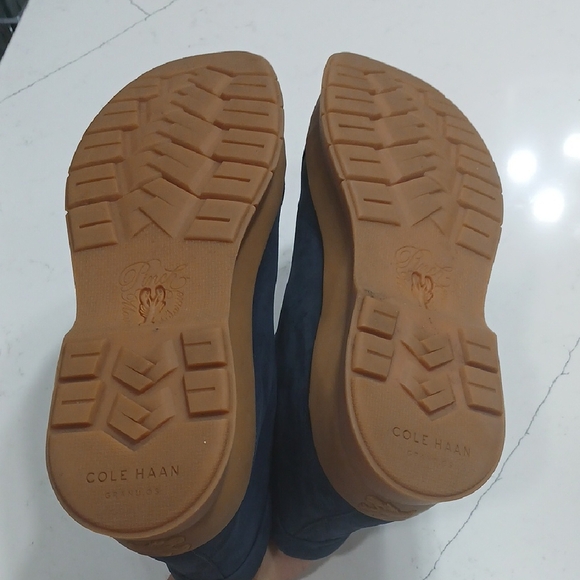 Cole Haan Men's Navy High-Top Sneakers, Gentle Used Sz 10m - Picture 8 of 11